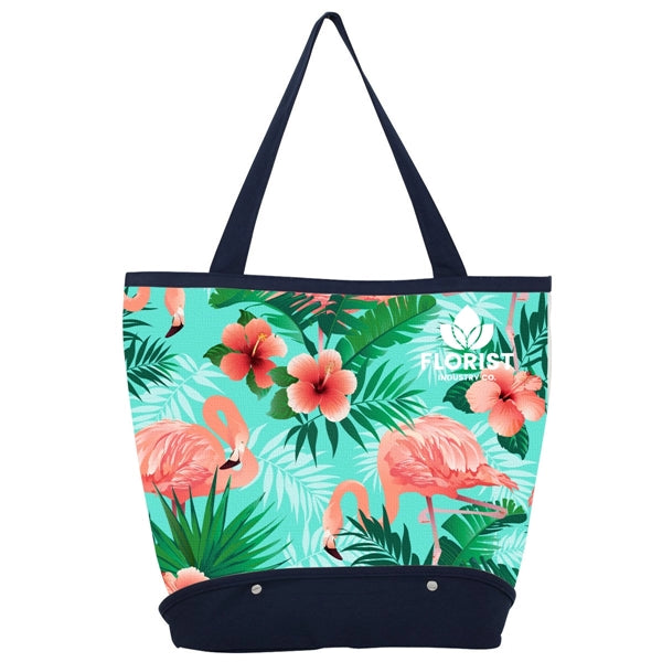 Sand Sifter Cotton Canvas Beach Tote Bag