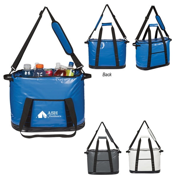 24 Can Tarpaulin Insulated Cooler Tote Bag