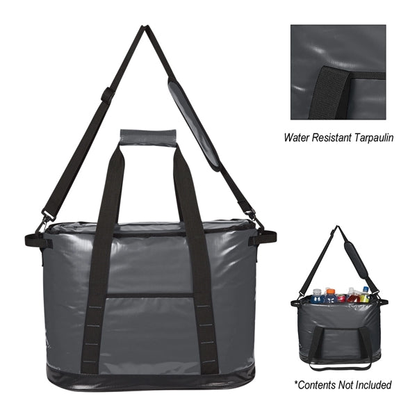 24 Can Tarpaulin Insulated Cooler Tote Bag