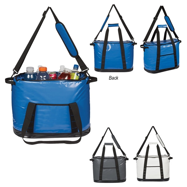 24 Can Tarpaulin Insulated Cooler Tote Bag
