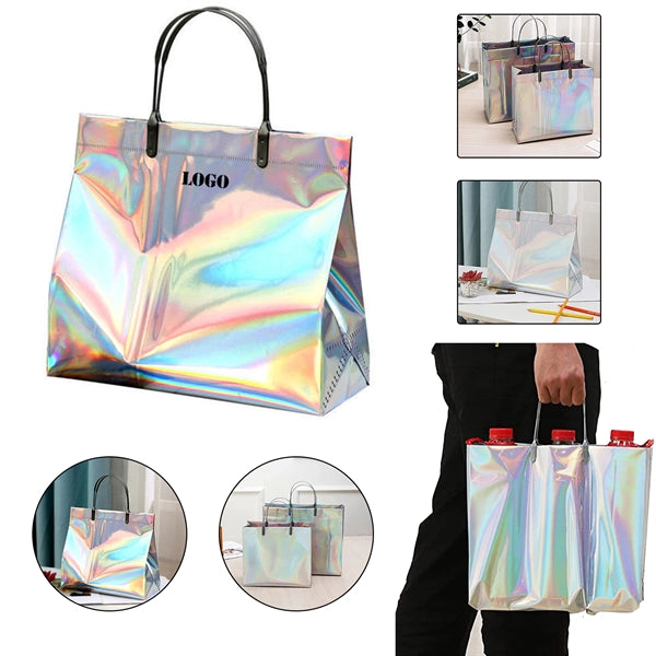 Holographic Rainbow Iridescent PVC Handbag
