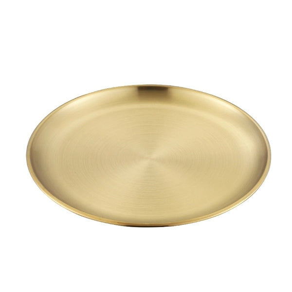 Round Stainless Steel 9 Inch Plates