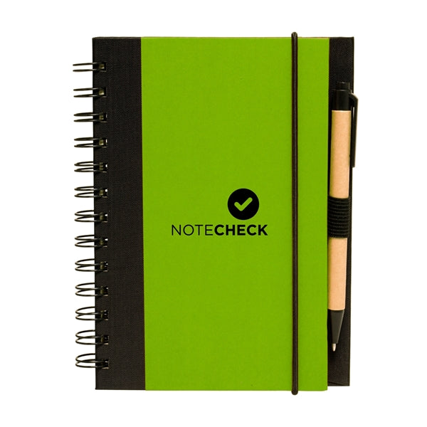 Duotone Spiral Notebook (1 Color Imprint)