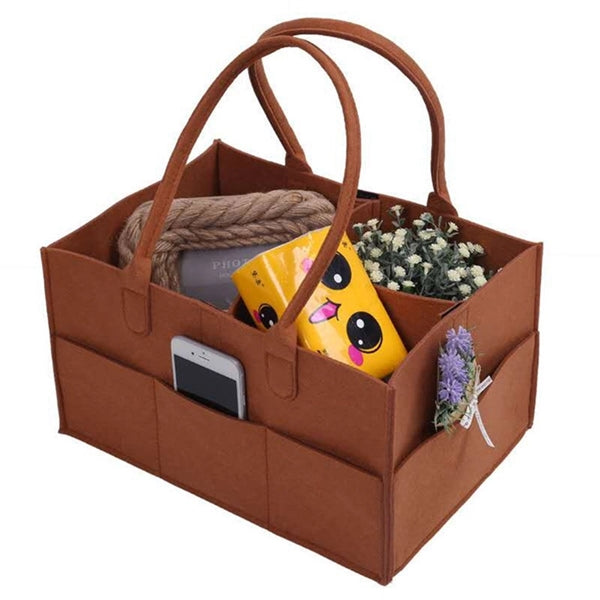 Multifunctional Travel Diaper Felt Tote