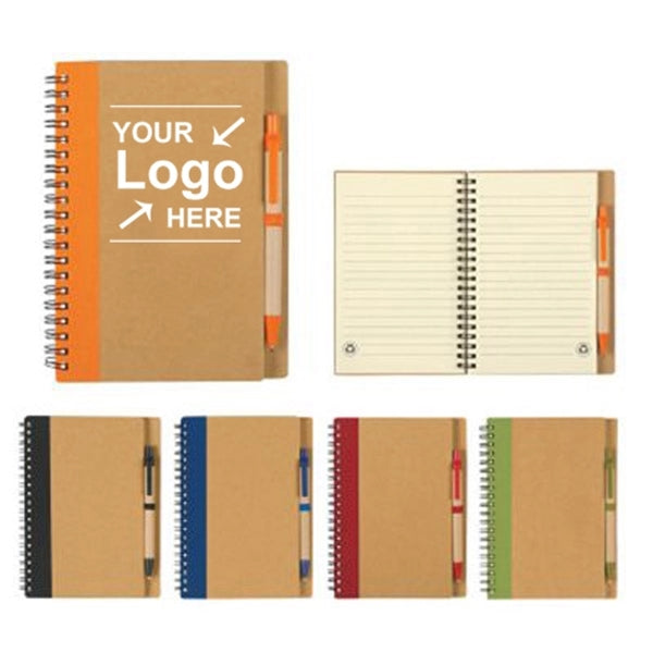 Spiral Notebook and Pen