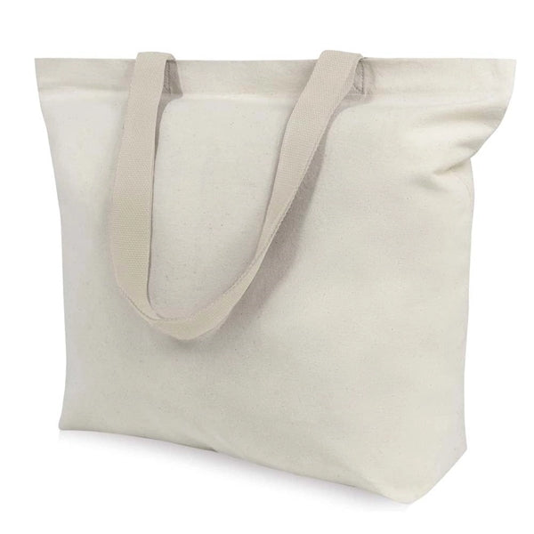 Cotton Canvas Tote Grocery Bag