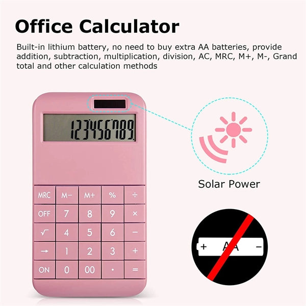 Digit Calculator with Large LCD Display