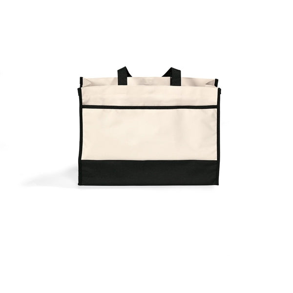 Large Front Pocket Denier Tote