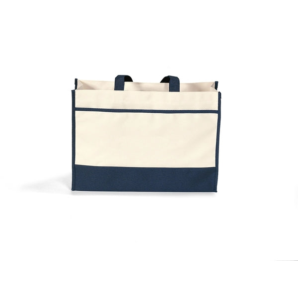 Large Front Pocket Denier Tote