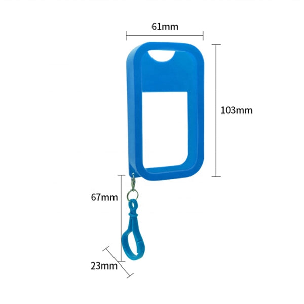 Travel Bottle Keychain Holders