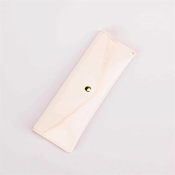 PU Leather Pencil Pouch Bag