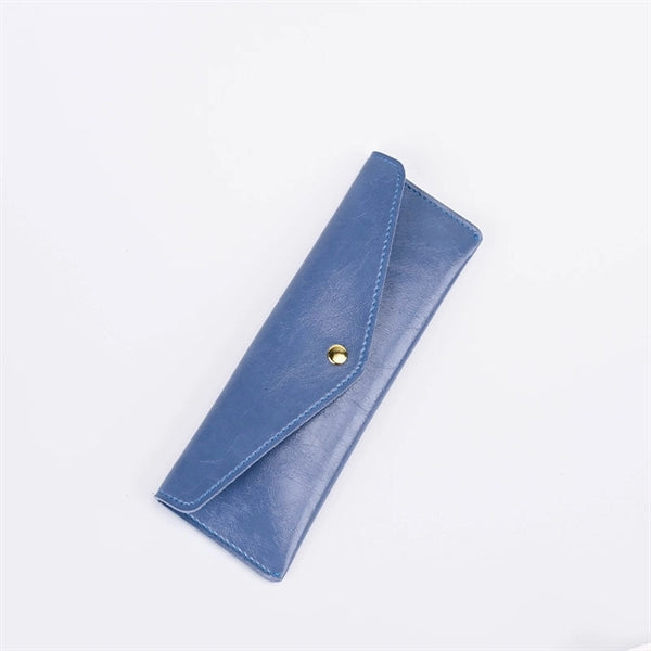 PU Leather Pencil Pouch Bag
