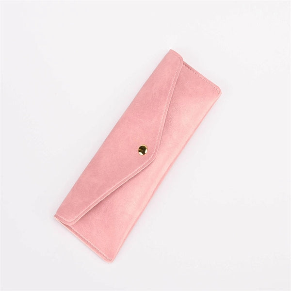 PU Leather Pencil Pouch Bag