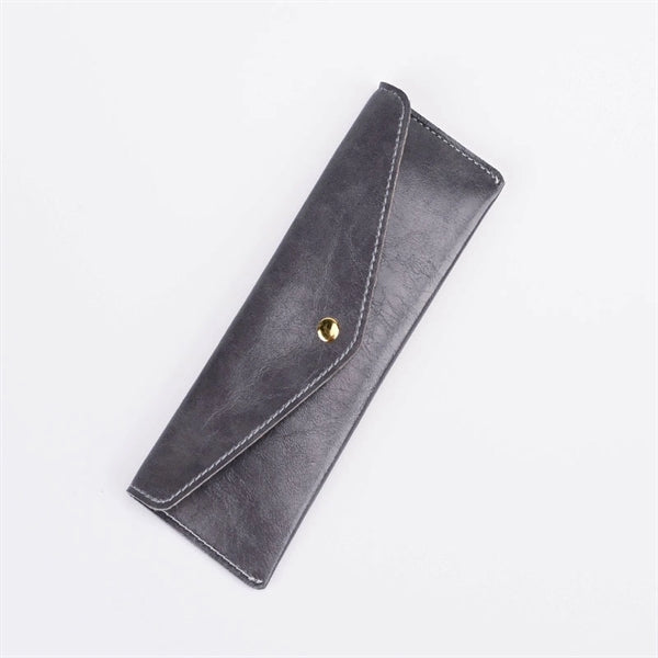 PU Leather Pencil Pouch Bag