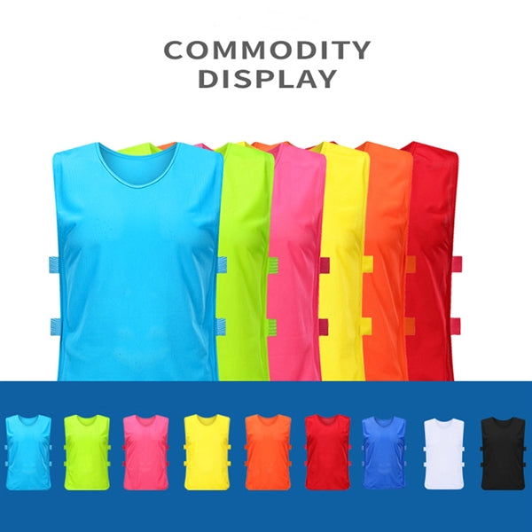 Adult Mesh Team Practice Vests Sport Soccer Football Jersey