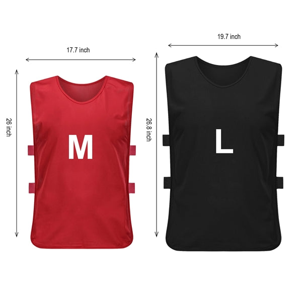 Adult Mesh Team Practice Vests Sport Soccer Football Jersey