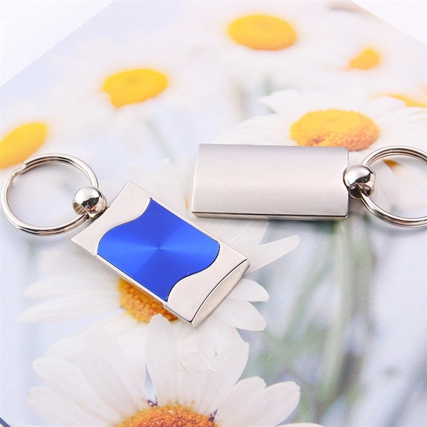 Rectangular Wave Key Chain