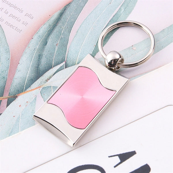 Rectangular Wave Key Chain