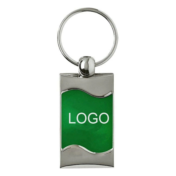 Rectangular Wave Key Chain