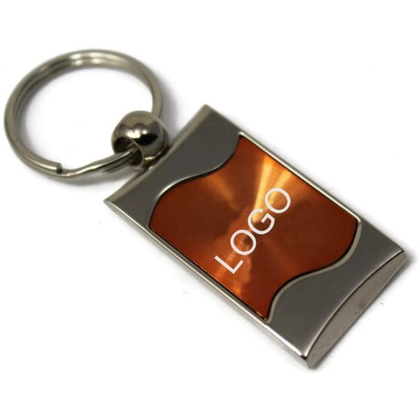 Rectangular Wave Key Chain