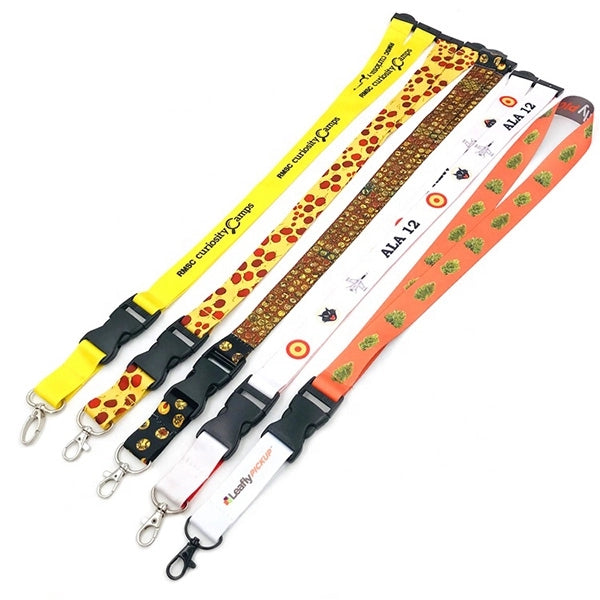 Logo Breakaway Keychain Polyester Lanyards