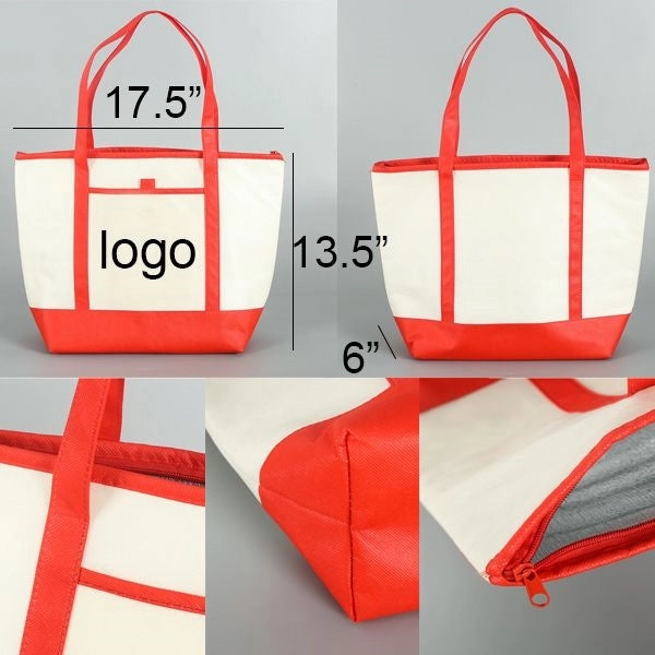 Lighthouse 24-Can Non-Woven Tote Cooler