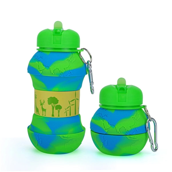 19 oz Collapsible Water Bottle for Kids
