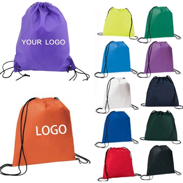 Advertising Drawstring Tote Bag Cinch Backpacks