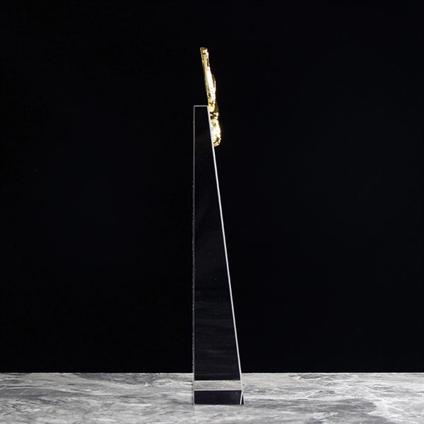 Engraved Logo Crystal Top Eagle Award