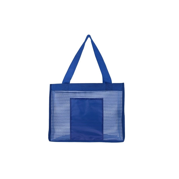 Fashion Sheer Striped Tote Bag