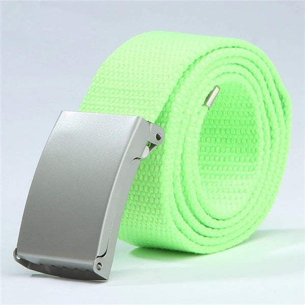 Fashional Metal Buckle Canvas Belt