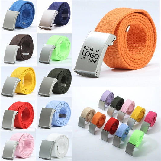 Fashional Metal Buckle Canvas Belt