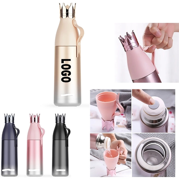 Crown Stainless Steel Vacuum Insulated Bottle