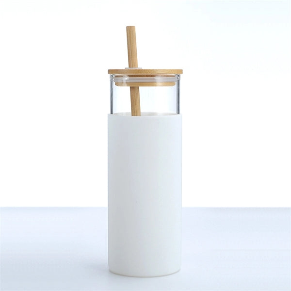 Glass Tumbler with Lid