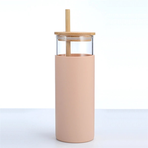 Glass Tumbler with Lid