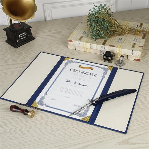 Tri Fold Certificate Holder