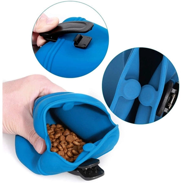 Outdoor Silicone Dog Treat Pouch
