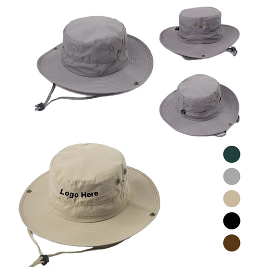Outdoor Fishing Wide Brim Sun Bucket Hat