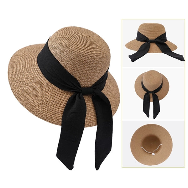 Women Wide Brim Sun Protection Straw Hat