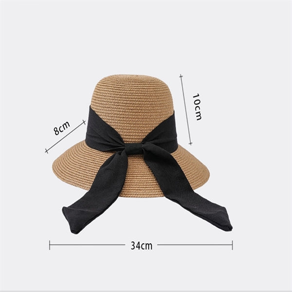 Women Wide Brim Sun Protection Straw Hat