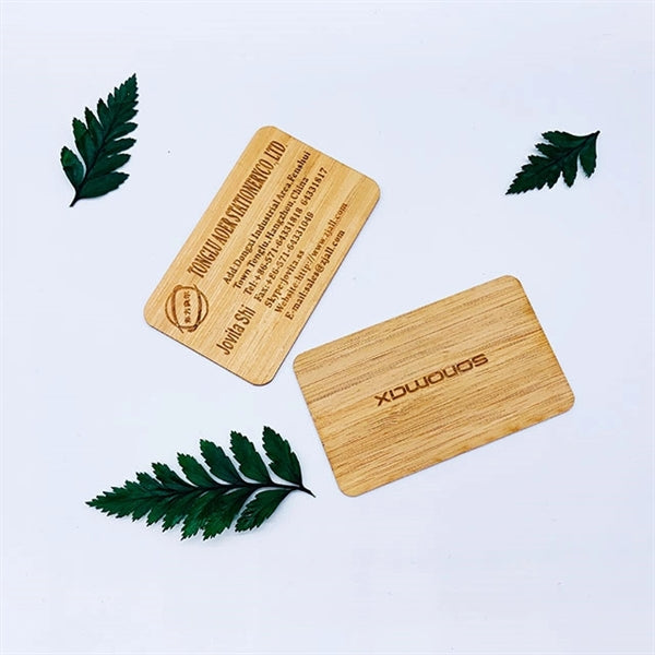 Bamboo Material Business Card