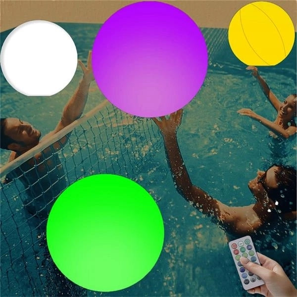16" Inflatable Glowing Beach Ball