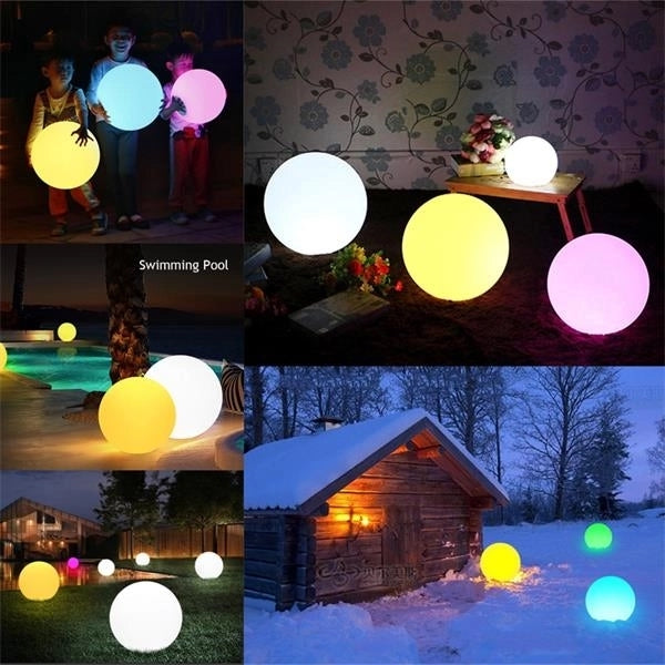 16" Inflatable Glowing Beach Ball