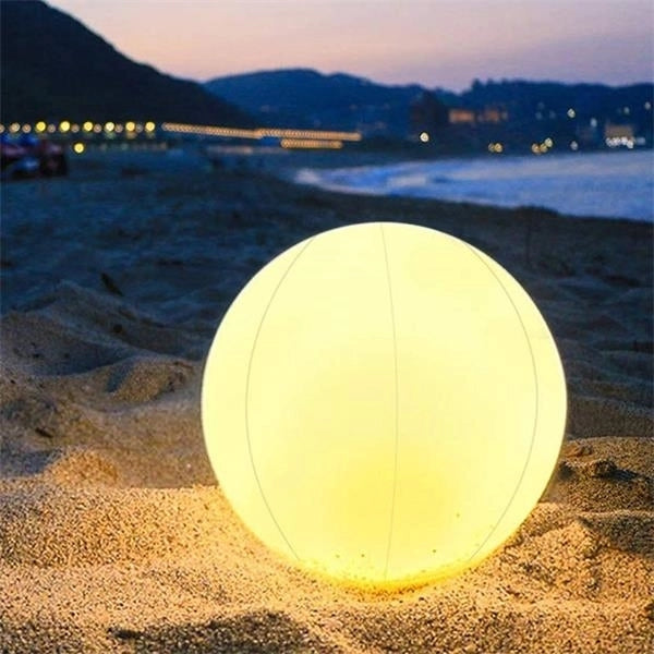 16" Inflatable Glowing Beach Ball
