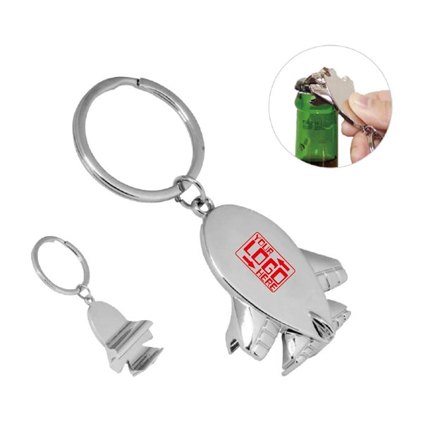 Air Shaped Bottle Opener Key Chain