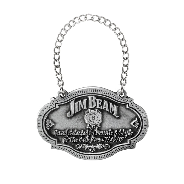 Cast Wine, Liquor, Decanter, Bottle Tag