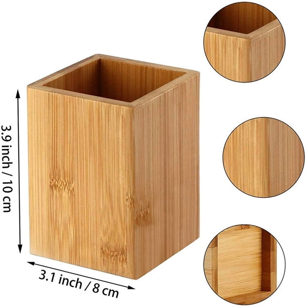 Solid Wood Pen Holder
