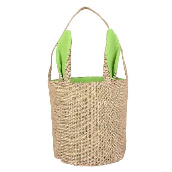 Easter Tote Bag With Rabbit Ear Basket