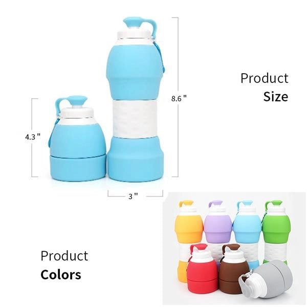 20oz Folding Silicone Bottle