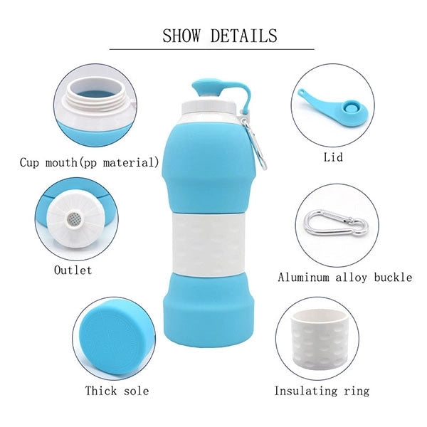 20oz Folding Silicone Bottle